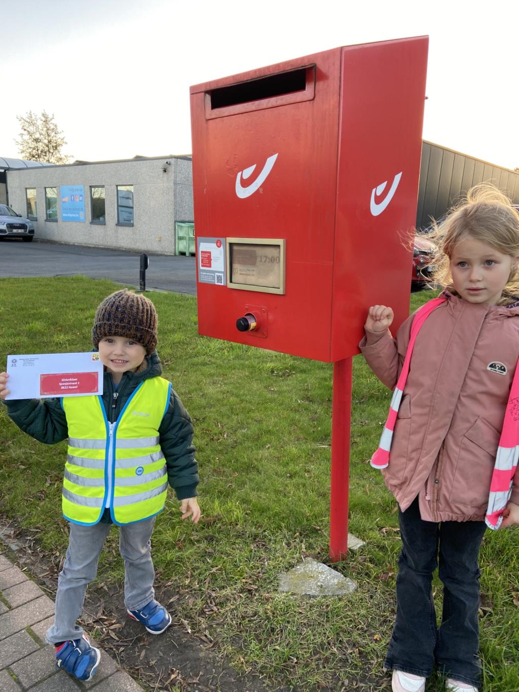 We schrijven een brief naar Sinterklaas