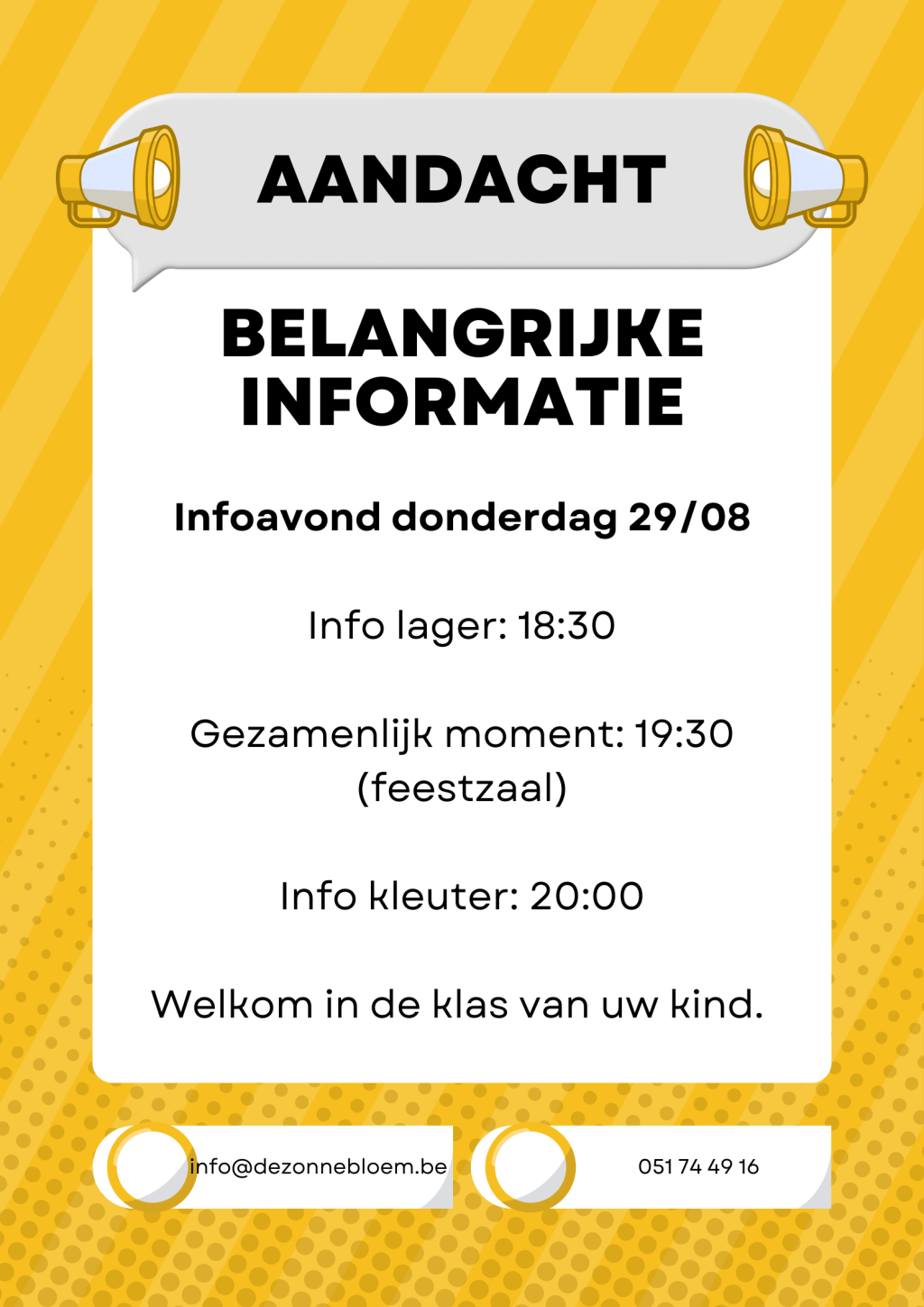 Infoavond schooljaar 2425